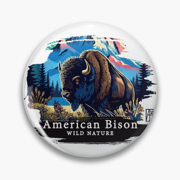 Item preview, American Bison - WILD NATURE - BISON -8 designed and sold by ArtProjectShop.