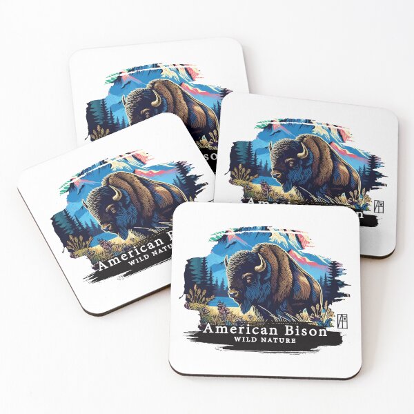 Item preview, American Bison - WILD NATURE - BISON -8 designed and sold by ArtProjectShop.