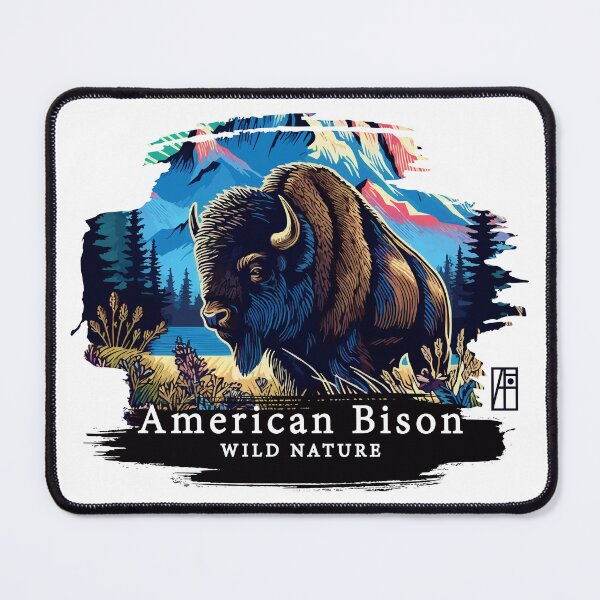 Item preview, American Bison - WILD NATURE - BISON -8 designed and sold by ArtProjectShop.
