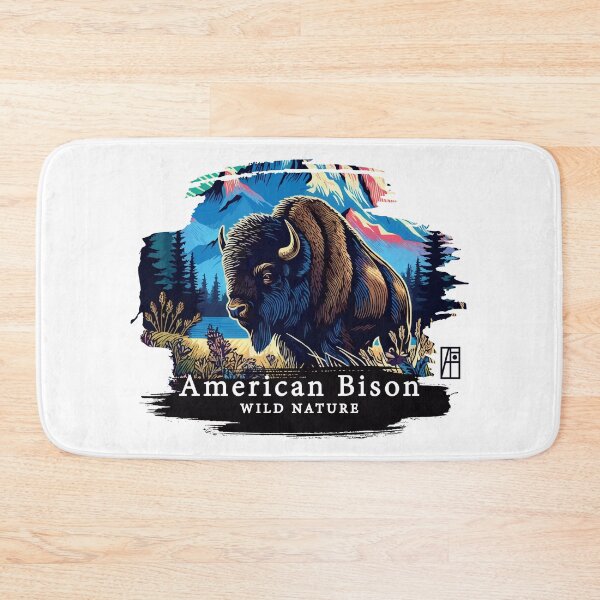 Aperçu de l'œuvre Bison d'Amérique - NATURE SAUVAGE - BISON -8 créée et vendue par ArtProjectShop.