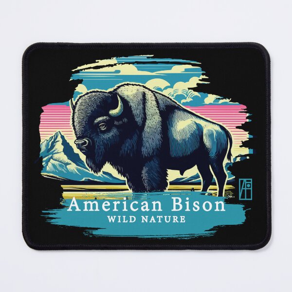 Item preview, American Bison - WILD NATURE - BISON -9 designed and sold by ArtProjectShop.