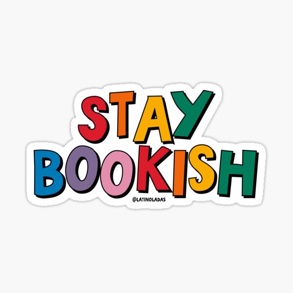 Artikel-Vorschau von Stay Bookish / Rainbow Colors Bookworm Kindle Ästhetisches Zitat, designt und verkauft von Latinoladas.