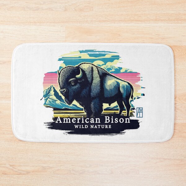 Aperçu de l'œuvre Bison d'Amérique - NATURE SAUVAGE - BISON -10 créée et vendue par ArtProjectShop.
