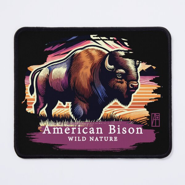 Item preview, American Bison - WILD NATURE - BISON -11 designed and sold by ArtProjectShop.