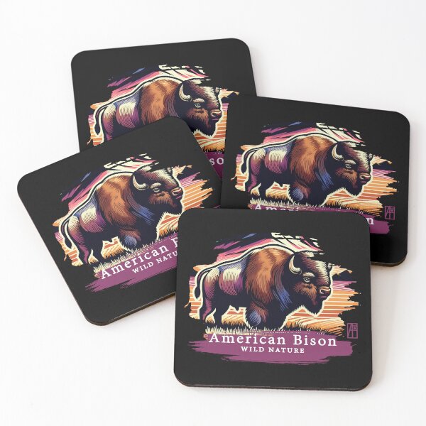 Item preview, American Bison - WILD NATURE - BISON -11 designed and sold by ArtProjectShop.