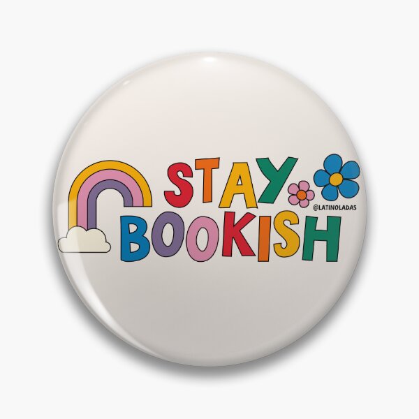 Item preview, Stay Bookish / Rainbow Colors Happy Bookworm Kindle Aesthetic Quote  designed and sold by Latinoladas.