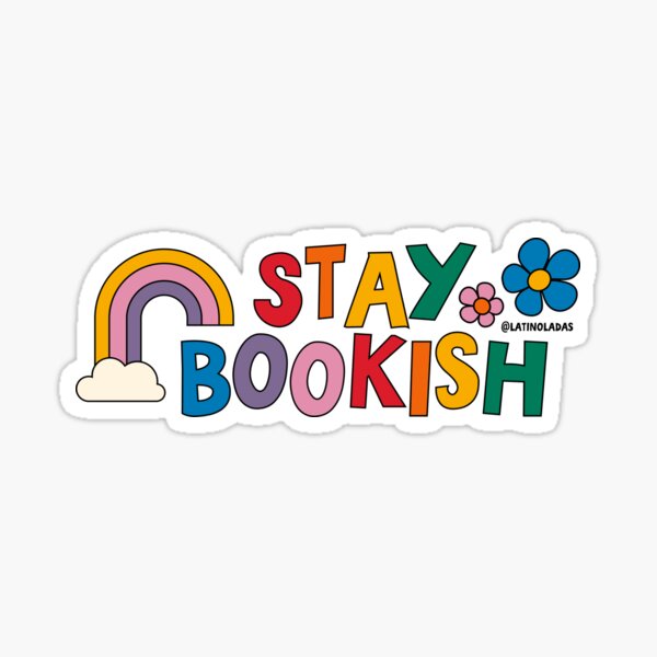 Artikel-Vorschau von Stay Bookish / Rainbow Colors Happy Bookworm Kindle Ästhetisches Zitat, designt und verkauft von Latinoladas.