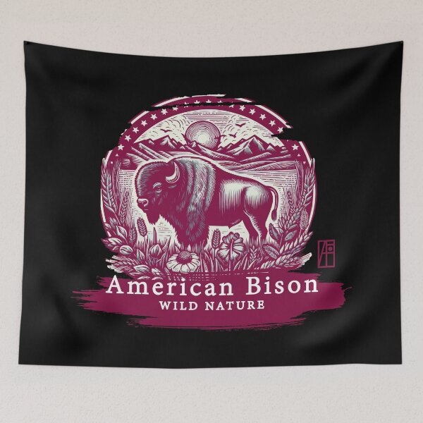 Item preview, American Bison - WILD NATURE - BISON -13 designed and sold by ArtProjectShop.