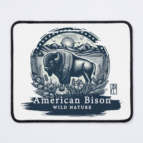 Item preview, American Bison - WILD NATURE - BISON -14 designed and sold by ArtProjectShop.