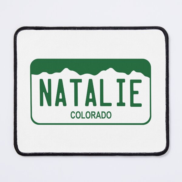 Item preview, Colorado License Plate - Natalie designed and sold by rracheell.