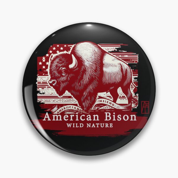 Item preview, American Bison - WILD NATURE - BISON -15 designed and sold by ArtProjectShop.
