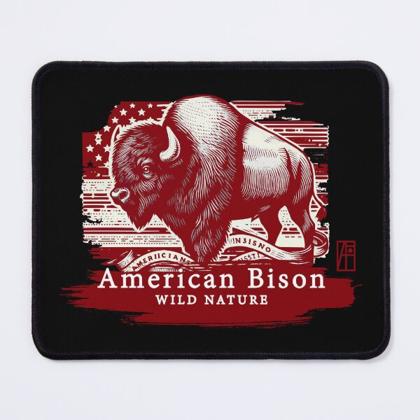 Item preview, American Bison - WILD NATURE - BISON -15 designed and sold by ArtProjectShop.