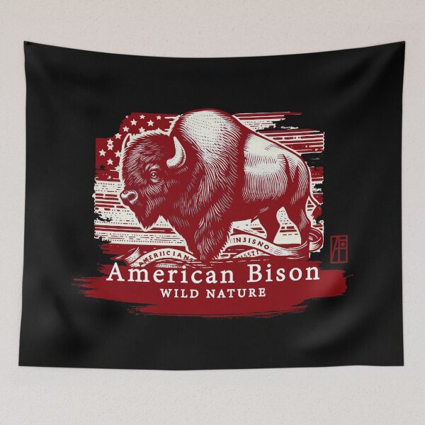 Item preview, American Bison - WILD NATURE - BISON -15 designed and sold by ArtProjectShop.