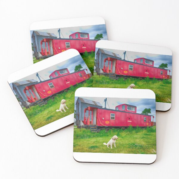 Item preview, Red Cabooch Dog 2 designed and sold by Robert Alsop.