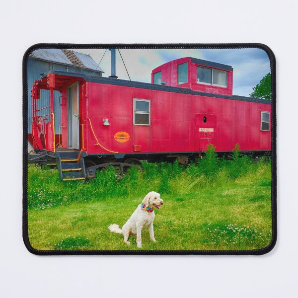 Item preview, Red Cabooch Dog 2 designed and sold by Robert Alsop.
