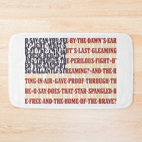 Item preview, USA national anthem flag - The Star-Spangled Banner designed and sold by DFA.