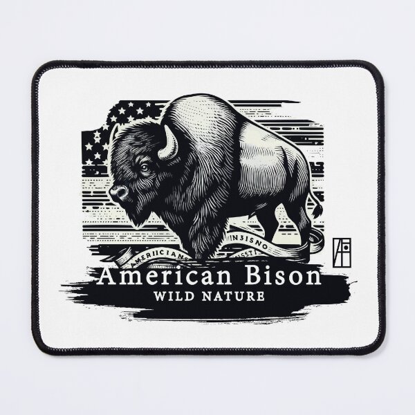 Item preview, American Bison - WILD NATURE - BISON -16 designed and sold by ArtProjectShop.