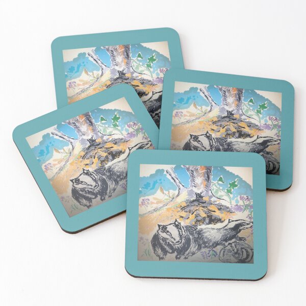 Item preview, Badgers in the wood designed and sold by PassionArt69.