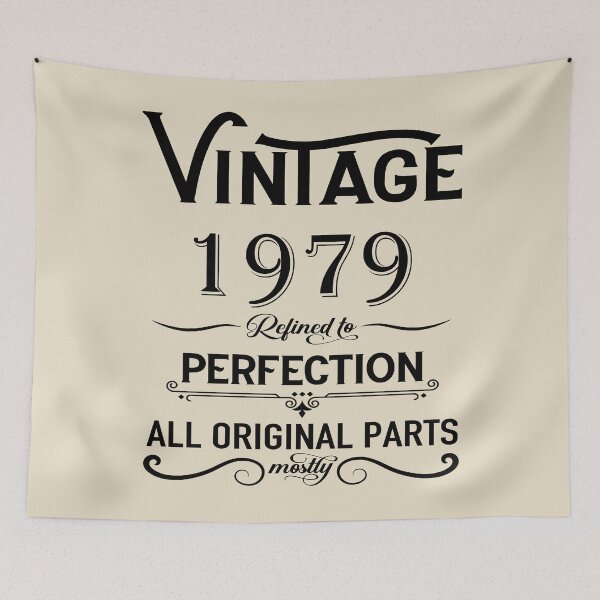 Item preview, Born in 1979 vintage retro classic birthday designed and sold by Alexaltay.