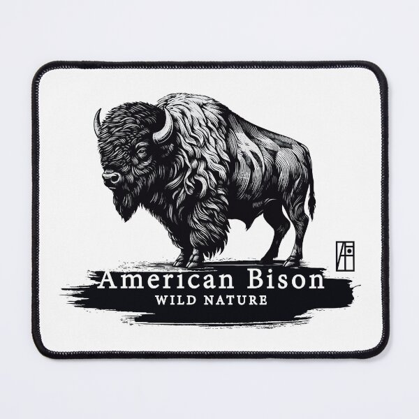 Item preview, American Bison - WILD NATURE - BISON -18 designed and sold by ArtProjectShop.