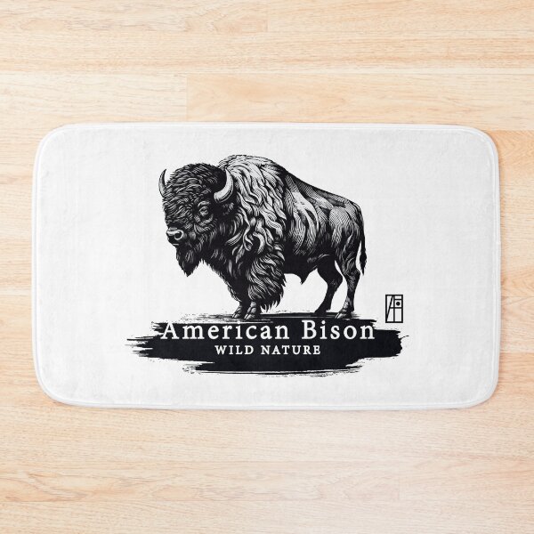 Item preview, American Bison - WILD NATURE - BISON -18 designed and sold by ArtProjectShop.
