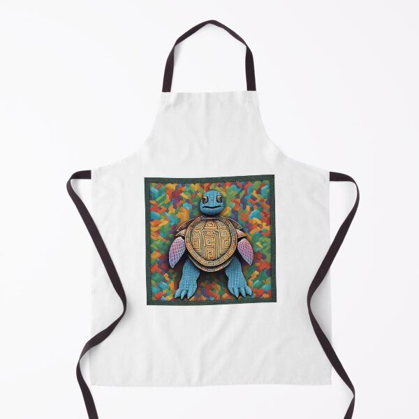 Item preview, 3D turtle in a colorful traditional Chinese pattern designed and sold by gao7650.