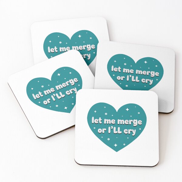 Item preview, Let Me Merge Or I'll Cry Funny Meme Bumper designed and sold by BUMPER-STICKERS.
