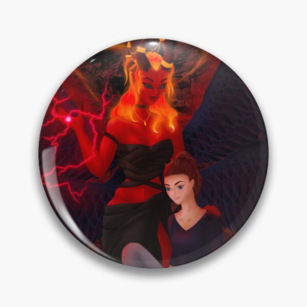 Item preview, "Time to Play" : Lena and her demon designed and sold by Jasmine Wallace.