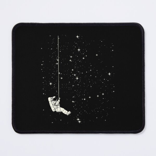 Item preview, Solitude Black And White Dark Space Astronaut Minimalist by Tobe Fonseca designed and sold by Tobe Fonseca®.
