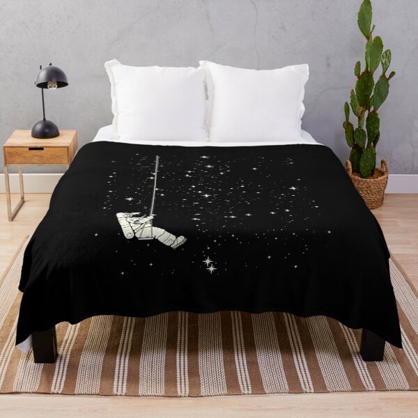 Item preview, Solitude Black And White Dark Space Astronaut Minimalist by Tobe Fonseca designed and sold by Tobe Fonseca®.