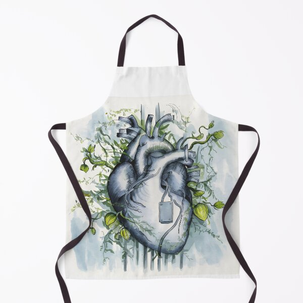 Item preview, Anatomy botanical heart with pacemaker designed and sold by EmeraldeaArt.