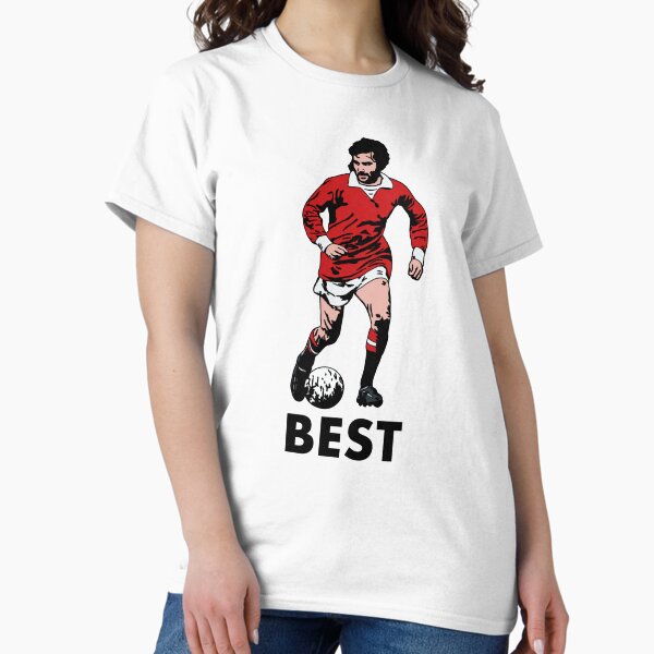 Aperçu de l'œuvre T-shirt unisexe George Best #2 créée et vendue par LavishDeclines.