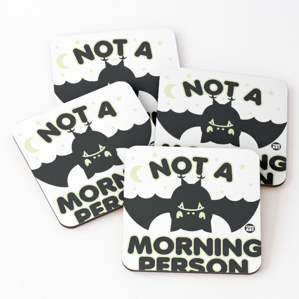 Item preview, NOT A MORNING PERSON BAT designed and sold by TODD GOLDMAN.