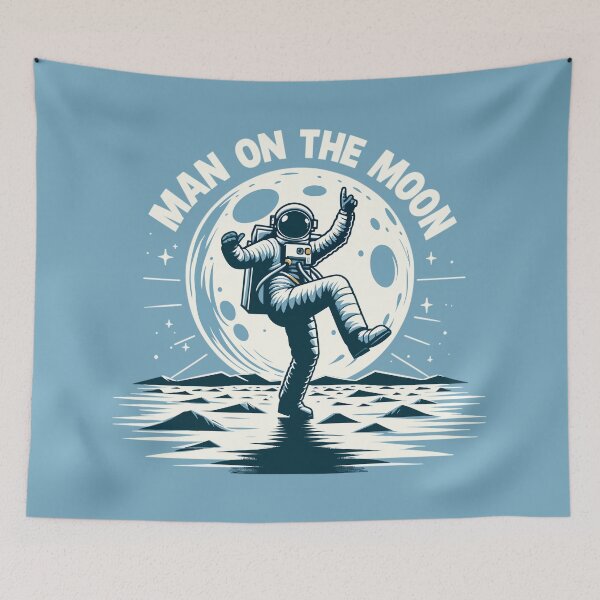 Item preview, The man on the moon designed and sold by MezkalArts.