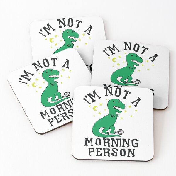 Item preview, NOT A MORNING PERSON DINO designed and sold by TODD GOLDMAN.