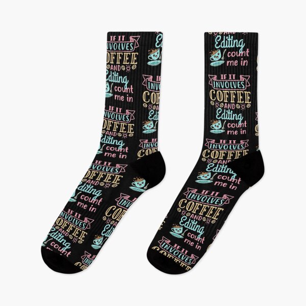 Item preview, If It Involves Coffee and Editing Count Me In designed and sold by jaygo.