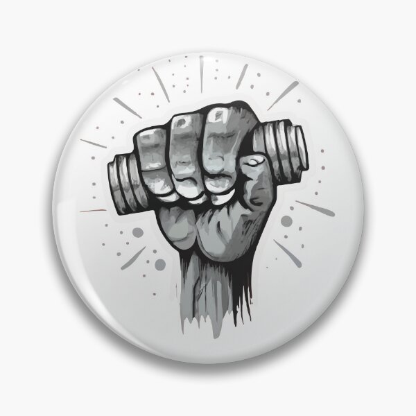 Item preview, Intense Grip Barbell Workout Sketch designed and sold by NiftyWrx.