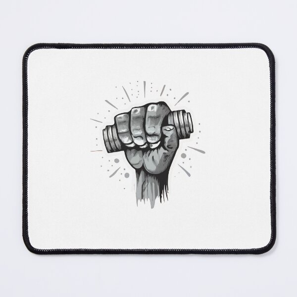 Item preview, Intense Grip Barbell Workout Sketch designed and sold by NiftyWrx.