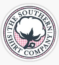 The Southern Shirt Co. Sticker — Pink Gingham Sticker