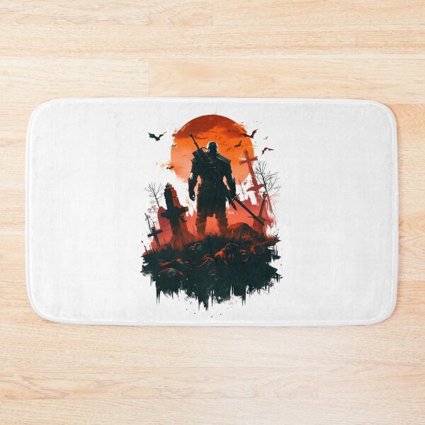 Item preview, Monster Slayer and the Blood Moon - Witcher designed and sold by Fenay Designs.