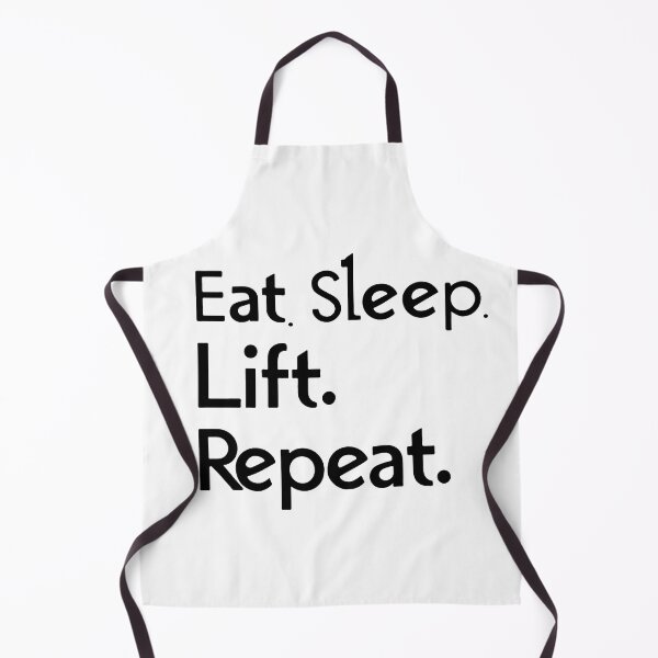 Item preview, Eat Sleep Lift Repeat Fitness Mantra designed and sold by NiftyWrx.