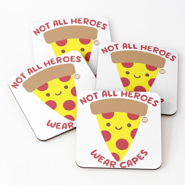 Item preview, NOT ALL HEROES CAPES PIZZA designed and sold by TODD GOLDMAN.