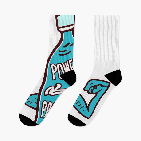 Item preview, Powered by Protein - Cartoon Muscle Shake designed and sold by NiftyWrx.