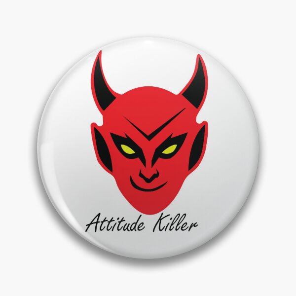 Item preview, Attitude killer with devil face designed and sold by Ready to Prints.