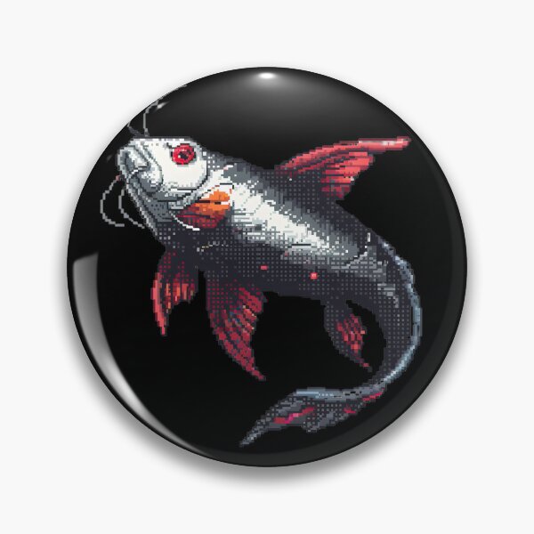 Item preview, Catfish in Pixel Form designed and sold by CUTEDOGGIEZ.
