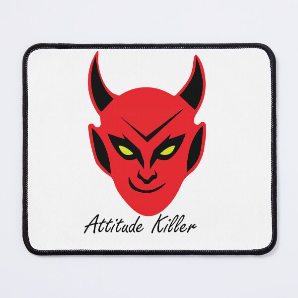 Item preview, Attitude killer with devil face designed and sold by Ready to Prints.