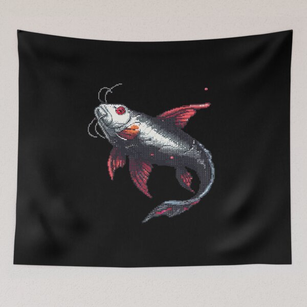 Item preview, Catfish in Pixel Form designed and sold by CUTEDOGGIEZ.