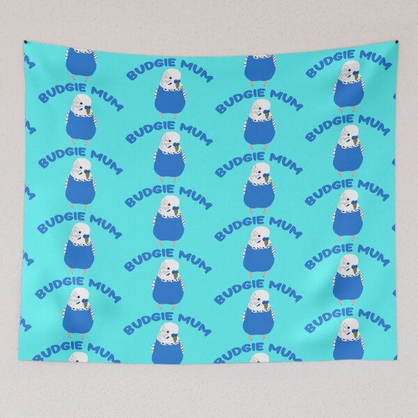 Item preview, Budgie Mum Blue Version designed and sold by TiffinByLK.