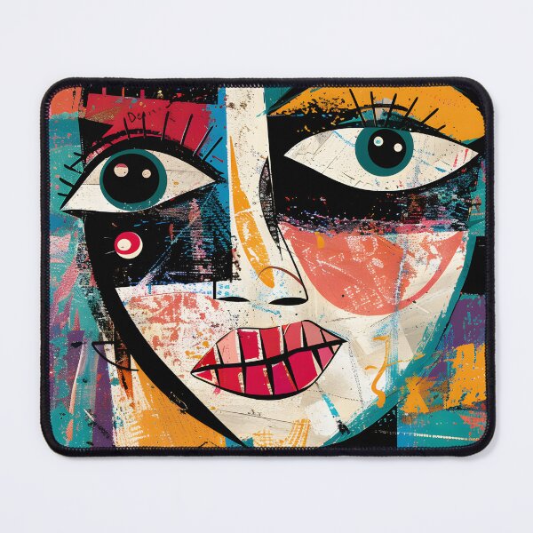 Item preview, Reimagined Realities- Bold Lines and Vivid Colors in Cubist-inspired Abstraction designed and sold by OlfactoART Studio.