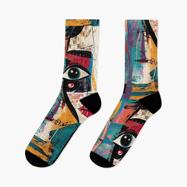 Item preview, Reimagined Realities- Bold Lines and Vivid Colors in Cubist-inspired Abstraction designed and sold by OlfactoART Studio.